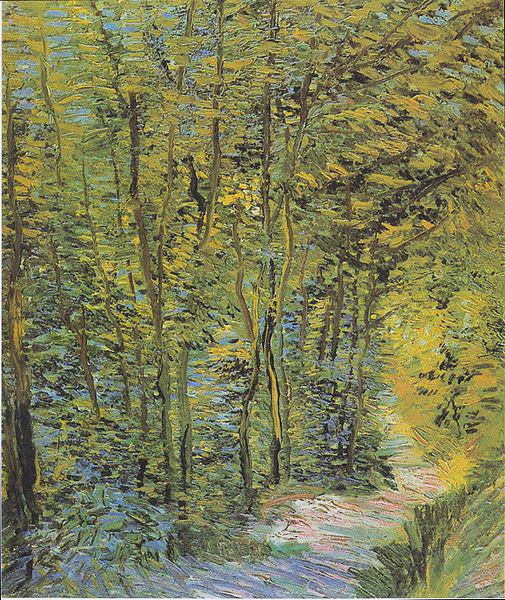Vincent Van Gogh Forest-way Norge oil painting art